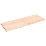 Table Top 140x50x cm Untreated Solid Wood Oak 3156316