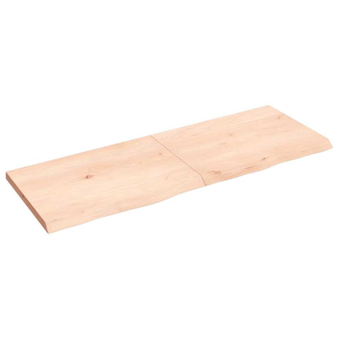 Table Top 140x50x cm Untreated Solid Wood Oak 3156316