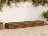 4-Piece Seat Cushions SOEST 4 pcs 100% Polyester Olive Green 945050