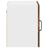 Wall Glass Cabinet LUCCA Smoked Oak 40 x 31 x 40 cm 884844