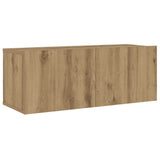 Wall Mounted TV cabinets 3 pcs Artisan Oak Engineered Wood 3328964