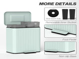 40L Dual Compartment Rubbish Bin, with Soft-Close Lid - Green T3398P344260