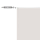 Vertical Awning White 140x800 cm Oxford Fabric 148168