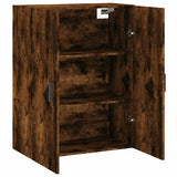 Wall Mounted Cabinet Smoked Oak 69.5x34x90 cm 828425