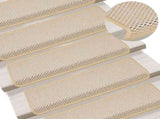 Stair Mats Self-adhesive Sisal-Look 30 pcs 65x21x4 cm Berber 3365893