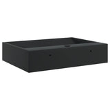Wash Basin 50x38x11 cm Mineral Cast/Marble Cast Matt Black 155979
