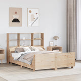Bookcase Bed without Mattress 120x200 cm Solid Wood 3323809