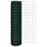 ZNTS Euro Fence Steel 25x1.5 m Green 140581