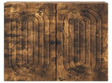 Wall-Mounted Cabinet Smoked Oak 59 x 31 x 60 cm Engineered Wood 898070