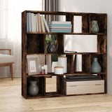 Book Cabinet/Room Divider Smoked Oak 105x24x102 cm 823250