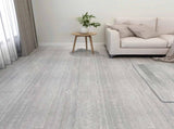 Flooring Planks 5.11 m 55 pcs PVC Light Grey and White 42046347