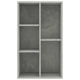 Book Cabinet/Sideboard Concrete Grey 50x25x80 cm Engineered Wood 800166
