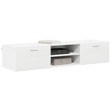 Wooden Cabinet White 150 x 39 x 30 cm Engineered Wood 880231