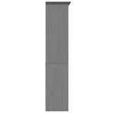 Bookcase BODO Grey 80x40x172 cm Solid Wood Pine 355058