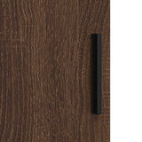 Bathroom Cabinet Wall-mounted Brown Oak 30 x 31.5 x 61 cm 883351