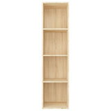 ZNTS Book Cabinet/TV Cabinet Sonoma Oak 36x30x143 cm Engineered Wood 800147