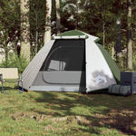 ZNTS Camping Tent Dome 2-Person Green Waterproof 94323