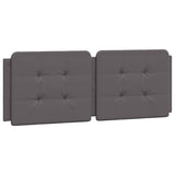 Bed Frame without Mattress "Zadar" Grey 140x200 cm Faux Leather 3208187