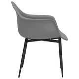 Dining Chairs 4 pcs Grey PP 338080