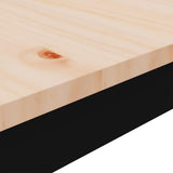 Coffee Table Natural 100 x 50 x 45 cm Solid Pine Wood 892765