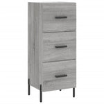 Highboard Grey Sonoma 34.5x34x180 cm Engineered Wood 3198863
