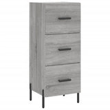 Highboard Grey Sonoma 34,5x34x180 cm Engineered Wood 3200207