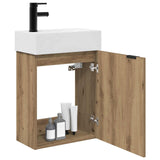 Bathroom Vanity Unit with Tap Artisan Oak 45.5 x 22.5 x 84 cm 889432