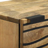 Highboard Brown 40 x 33 x 110 cm Solid mango wood 4017965