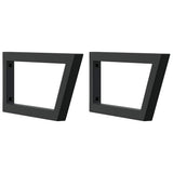 Basin Shelf Wall Mounted Steel and Solid Wood Oak 3302615