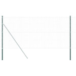 Fence Posts 12 pcs Green 160 cm Powder-coated steel 42012738