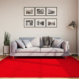 Rug HUARTE Short Pile Soft and Washable Red 200x200 cm 375175
