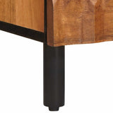 Sideboard Acacia Brown Finish 40 x 33 x 75 cm Solid Mango Wood 4017923