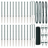 Welded Wire Fence with Spikes 50 x 0.4 m 3353115
