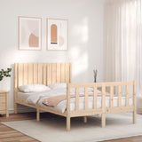 Bed Frame without Mattress 120x200 cm Solid Wood Pine 3192941