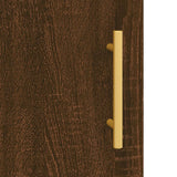 Wall Mounted Cabinets 2 pcs Brown Oak Engineered Wood 3197936