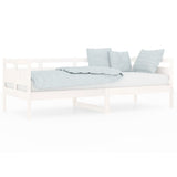 Day Bed without Mattress White Solid Wood Pine 80x200 cm 820303