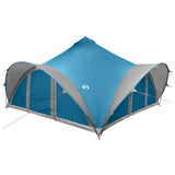 Tipi Tent with Roof Blue 18-Person Polyester and Steel 42028620