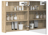 Bathroom Mirror Cabinet Sonoma Oak 40 x 10.5 x 60.5 cm 889025
