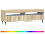 LED TV Cabinet Sonoma Oak Engineered Wood 896547