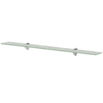 ZNTS Floating Shelves 2 pcs Glass 90x20 cm 8 mm 3051540