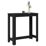 Bar Table Black Oak 102 x 50 x 103.5 cm Engineered Wood 868079