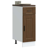 Kitchen Base Cabinet Porto Brown Oak Engineered Wood 853944