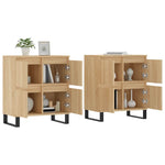 Sideboards 2 pcs Sonoma Oak Engineered Wood 3190184