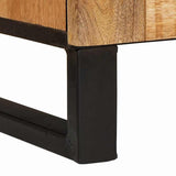 Sideboard with Storage Brown 60 x 33 x 75 cm Solid Mango Wood 4018070