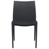 Garden Chair Set of 2 Anthracite Polypropylene 50x46x80 cm 364729