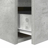 Wall-mounted Bedside Cabinets 2 pcs Concrete Grey 38x34x40 cm 861254