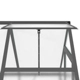 Greenhouse with Base Frame Anthracite 169x114x195 cm Aluminium 4005824