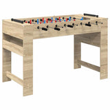 Foosball Table Sonoma Oak 125 x 60.5 x 80 cm Engineered Wood 858886