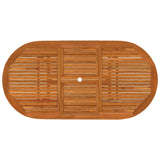 Garden Dining Set Reddish-brown Solid eucalyptus wood Medium 3087336