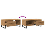 ZNTS Coffee Table Artisan Oak 90x50x36.5 cm Engineered Wood 857339